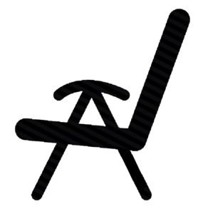 modern chair icon