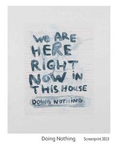 2-doing-nothong-screen-print-by-janet-milner